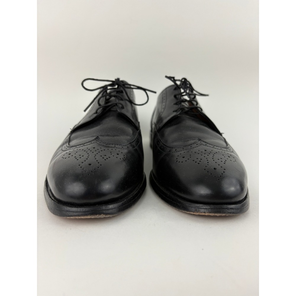 Allen Edmonds Kingswood Wingtip Derby Dress Shoes Men's Size 9.5 Black Leather - Picture 2 of 16